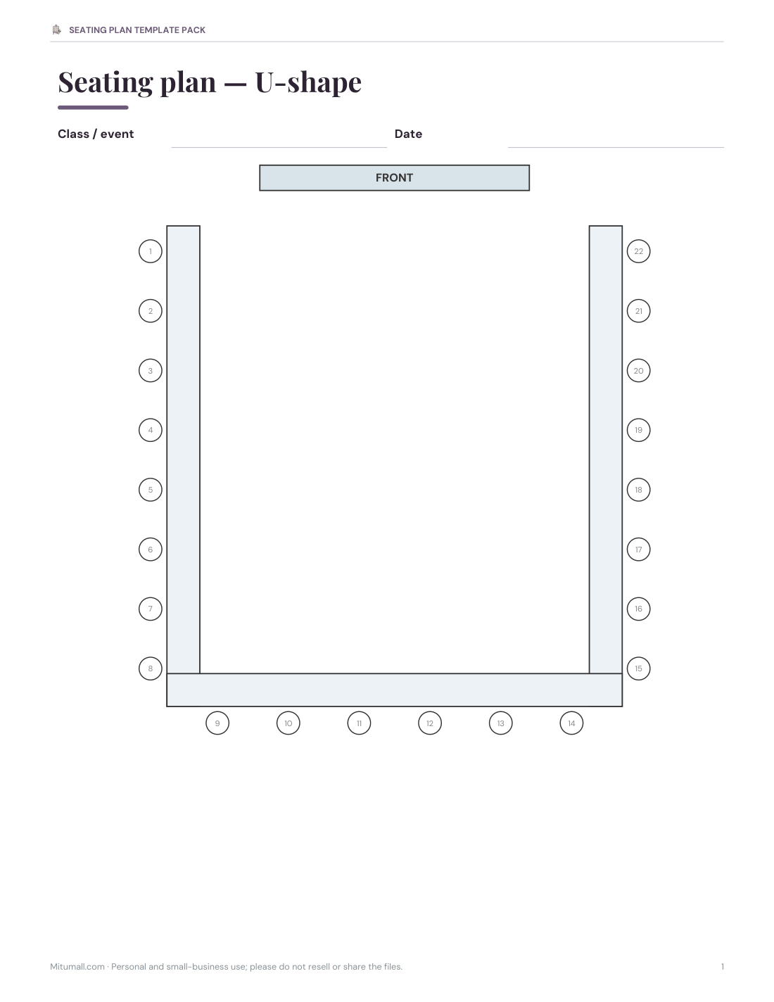 Preview of the first page of U-shape (PDF)
